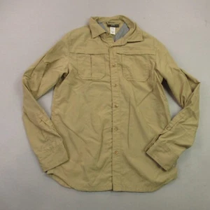 REI Shirt Boys XL Long Sleeve Button Front Pocket Outdoors Yellow - Picture 1 of 10