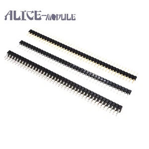 Pin Header Socket 40Pin 2.54mm Straight Single/Double Row Round Male/Female B2AM - Picture 1 of 25