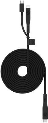 Mophie 2M PRO Switch Tip 2 in 1 USB C to Micro Type C Charging Cable Black - Image 1 of 3