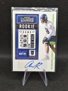 2020 Panini Contenders Rookie Ticket Alton Robinson Auto #295 Seahawks - Bild 1 von 2