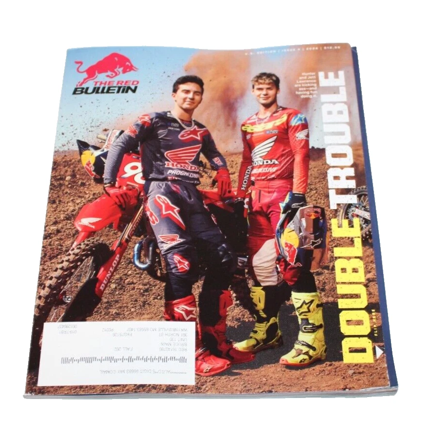 The Red Bulletin 2024 Issue 4 US Edition Hunter & Jett Lawrence Motorcycle — 第 1/1 张图片