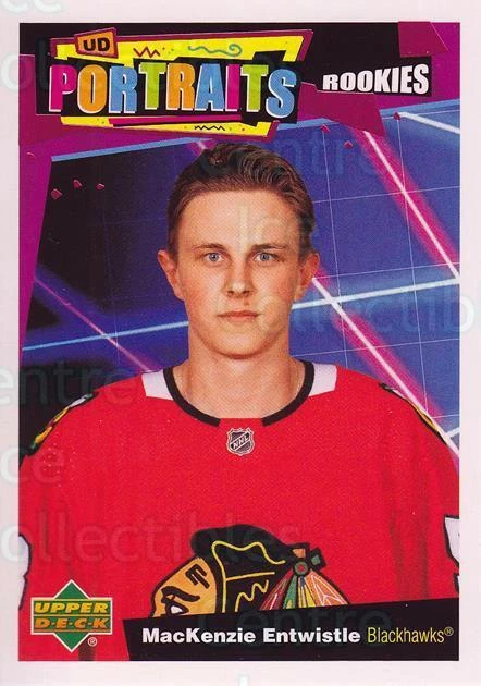 2020-21 Upper Deck UD Portraits #63 MacKenzie Entwistle - Image 1 of 1
