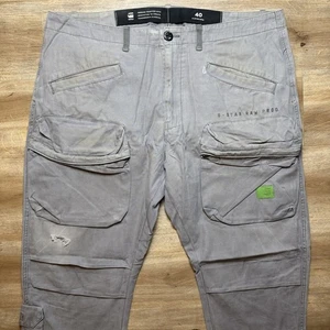 G Star RAW Hose Herren 42x34 grau Relaxed Taper Cargo Fallschirmjäger Utility (Etikett 40) - Bild 1 von 17