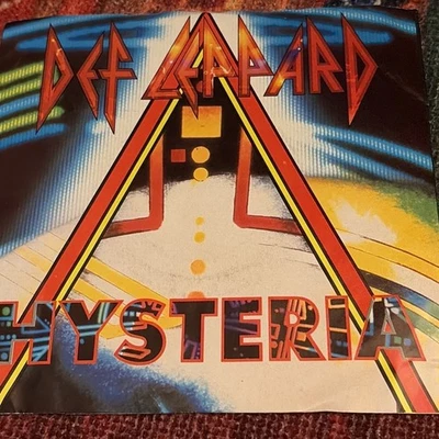 45 DEF LEPPARD HYSTERIA RECORD   EXCELLENT  - Image 1 of 4
