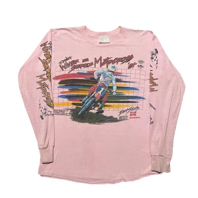 Camisa De Colección 1984 AMA Invierno Motocross Tour David Bailey Motocross Manga Larga Foto 1 de 4