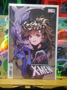 EXCEPTIONAL X-MEN #1 | ROSE BESCH VARIANT Edition , Signed In Pink!!! ๐ฅ ๐ฅ ๐ฅ  - Picture 1 of 12