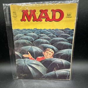 Vintage giugno 1975 Mad Magazine #175 Barnaby Jones Tv Show - Foto 1 di 2