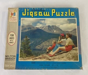 Rompecabezas Crowley - 6 Mountain Splendor - 4611 Milton Bradley Springfield - Imagen 1 de 8