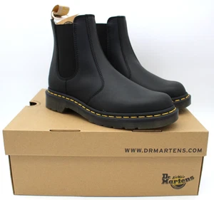 Botas Dr. Martens V 2976 Quad para mujer CHELSEA negras Felix frotar - talla 8 - Imagen 1 de 6