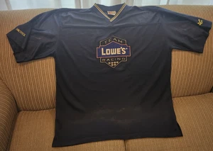 Jimmie Johnson Jersey Mens XL Navy Blue #48 Team Lowes Racing Chase Authentics - Picture 1 of 6