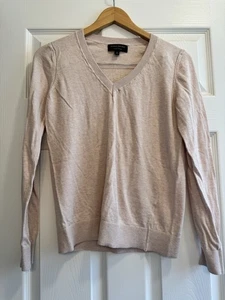 Banana Republic Women's Pink Cotton/Rayon Blend Forever Sweater Size Medium - Picture 1 of 10
