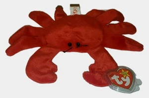 Ty Beanie Baby - DIGGER the Red Crab (4th Gen Hang Tag)(7 Inch) MWMT Plush Toy - Picture 1 of 7