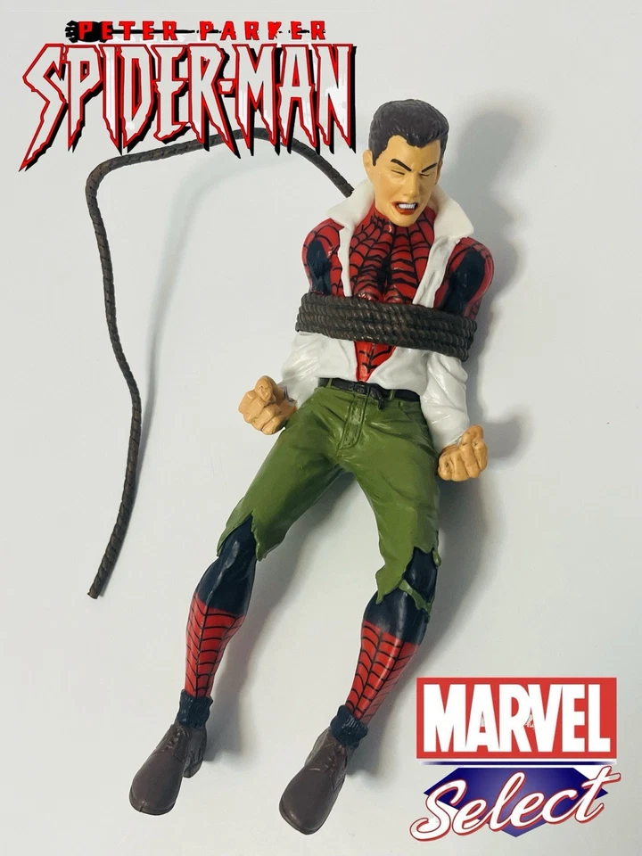 Figura de acción suelta Marvel Diamond Select “Peter Parker atado” Spider-Man 6” Foto 1 de 4