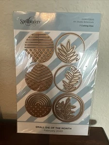 Spellbinders Small Die Of The Month Art Studio Botanicals Februar 2020 Neu - Bild 1 von 16