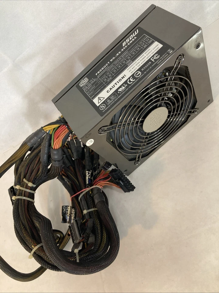 Cooler Master RS-850-EMBA 850w 80 Plus Power Supply Tested Works - Image 1 of 4