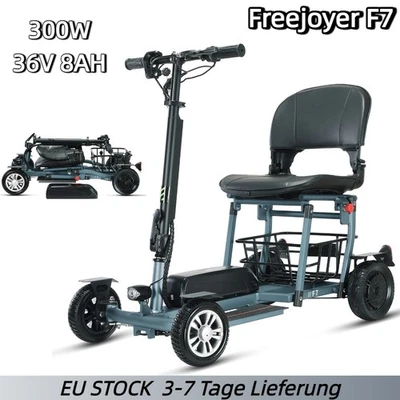 NEW Mobilitätsroller für Senioren faltbar 36V 8AH 4-Rad-Scooter Freejoyer F7 EU