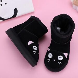 Shoes Children's Winter Cowhide Snow Boots Small Warm Boy And Girl Boots Kids Ca