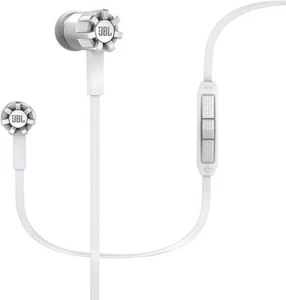 JBL Synchros S200A In-Ear Kopfhörer mit Fernbedienung Mikrofon PureBass Performance Weiß - Bild 1 von 4