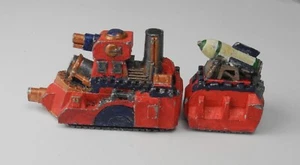 Epic 40K SQUAT LAND TRAIN +1 BATTLECAR Metal Squats Ejército Pintado Años 90 PA2 - Imagen 1 de 3