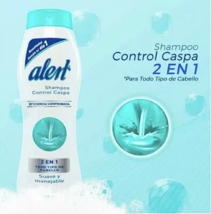 2X ALERT SHAMPOO CONTROL CASPA SUAVE Y MANEJABLE - 2 de 700ml - Picture 1 of 1