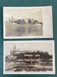 AK Krakau-Krakow Flösser auf dem Fluss mit Königsschloss und Domkirche - Bild 1 von 4