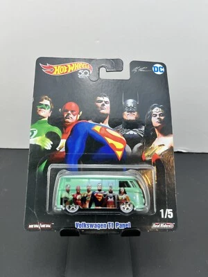 Hot Wheels 2018 Premium 50th Anniversary DC Series Volkswagen T1 Panel Green #1 - Image 1 of 4