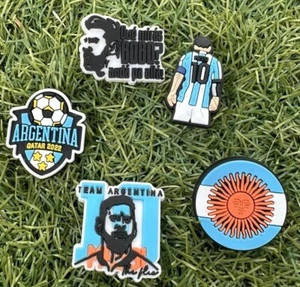 Messi Croc Charms, Set Of 5. - Picture 1 of 2