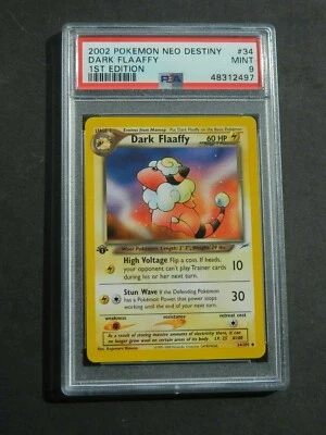Pokemon PSA 9 1ST EDITION DARK FLAAFFY 34/105 NEO DESTINY SET - MINT  - Image 1 of 4