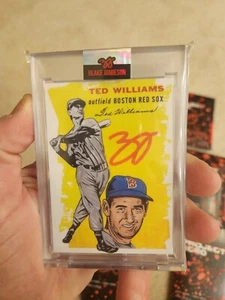 TOPPS Project 2020 Ted Williams Blake Jamieson Autograph Red Paint Auto /100 - Picture 1 of 7