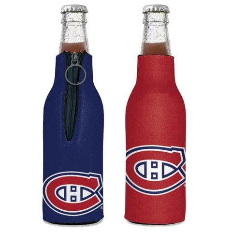 Montreal Canadiens 12oz Two Sided Bottle Cooler [NEW] NHL Can Holder Foam Koozie Cover