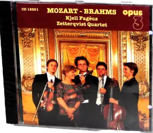 OPUS 3 CD-19301: Mozart, Brahms - Fageus Zetterqvist Quartett, 1995 SCHWEDEN VERSIEGELT - Bild 1 von 2