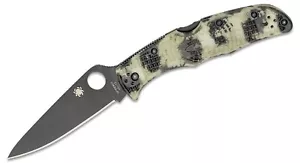 Spyderco Endura 4 VG10 Black Blade Glow-in-the-Dark GITD Handles C10ZFPGITDBK - Picture 1 of 4