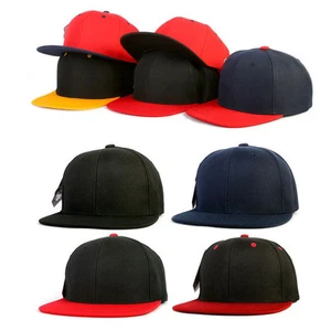 Unisex Mens Womens Boys Plain Pattern Solid 13 Colors Baseball Cap Snapback Hats - Picture 1 of 19