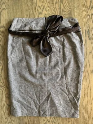 Ardend B Brown wool skirt NWT size 6  Foto 1 de 3