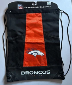 Denver Broncos NFL Drawstring Backpack Backsack Bag - Picture 1 of 1