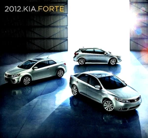 Kia Forte 2012 sedán + kup + vagón — folleto de ventas de concesionario de EE. UU. — nuevo lote antiguo - Imagen 1 de 1