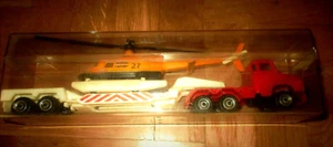 CAMIONES DE JUEGO DE TRANSPORTE GRIEGOS ÚNICOS DE COLECCIÓN - DAF y helicóptero - años 70 sin usar en caja - Imagen 1 de 5