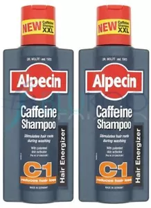 Alpecin Caffeine Shampoo XXL - 375ml (Pack of 2) - Picture 1 of 1