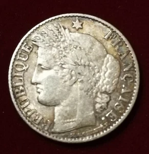 PEU COURANTE **** 50 Cent de FRANCS CERES 1895 A **** TTB - Imagen 1 de 2