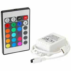 4-Pin 12v RGB LED Strip Controller w/ Functions & Remote for 5050 3528 RGB strip - Picture 1 of 2