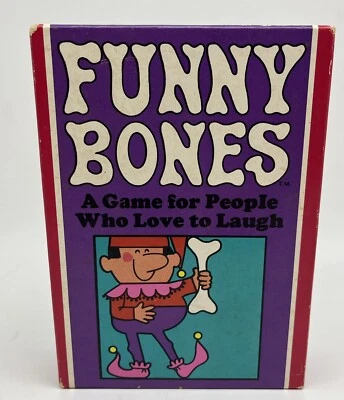 Vintage 1968 Funny Bones Card Game By Parker Brothers Complete  - Image 1 of 4
