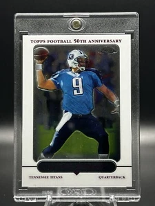 2005 Steve Mcnair Topps Chrome Refractor 50th Anniversary Football Card #97 - Picture 1 of 4