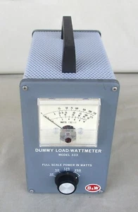 B&W Model 333 10-250W Dummy Load Wattmeter Cleaned Very Nice - Zdjęcie 1 z 8