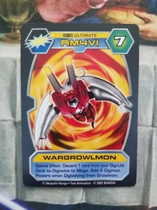 Wargrowlmon **20% Off $50+** Digimon D-Tector Card Game - DT-18 - Picture 1 of 1