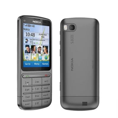 Unlocked Original Nokia C3-01 Mobile Phone 3G WIFI 5MP Camera WIFI Bluetooth MP3 - Image 1 of 4