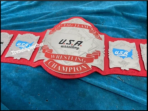 New Tag team wrestling champion belt adult size Cover