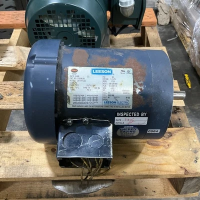 Leeson C6T17FC2G  3-PH 1725 RPM 208-230/460 VAC Motor 110048.00 (TSC) - Image 1 of 4