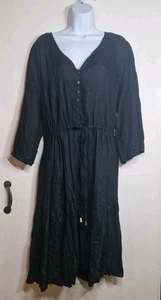 Black Evans Loralette Tiered Dress 22/24 NWT - Picture 1 of 10