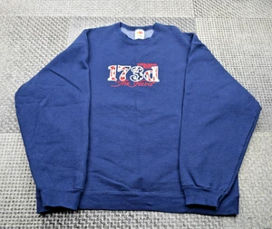 US Military 173d Airborne “The Herd” Navy Jumper Adults- 2XL Heavy Cotton - Picture 1 of 18