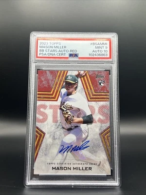 2023 Topps Update Series - Baseball Stars Auto Mason Miller #BSAMMI /25 (AU, RC) - Image 1 of 2
